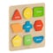 Flash Furniture Bright Beginnings Commercial Birch Plywood STEM Sorting Shapes & Colors Puzzle Board, Natural/Multi MK-MK00576-GG - alternate 1